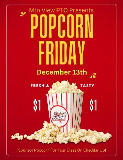 PTO - POPCORN FRIDAY